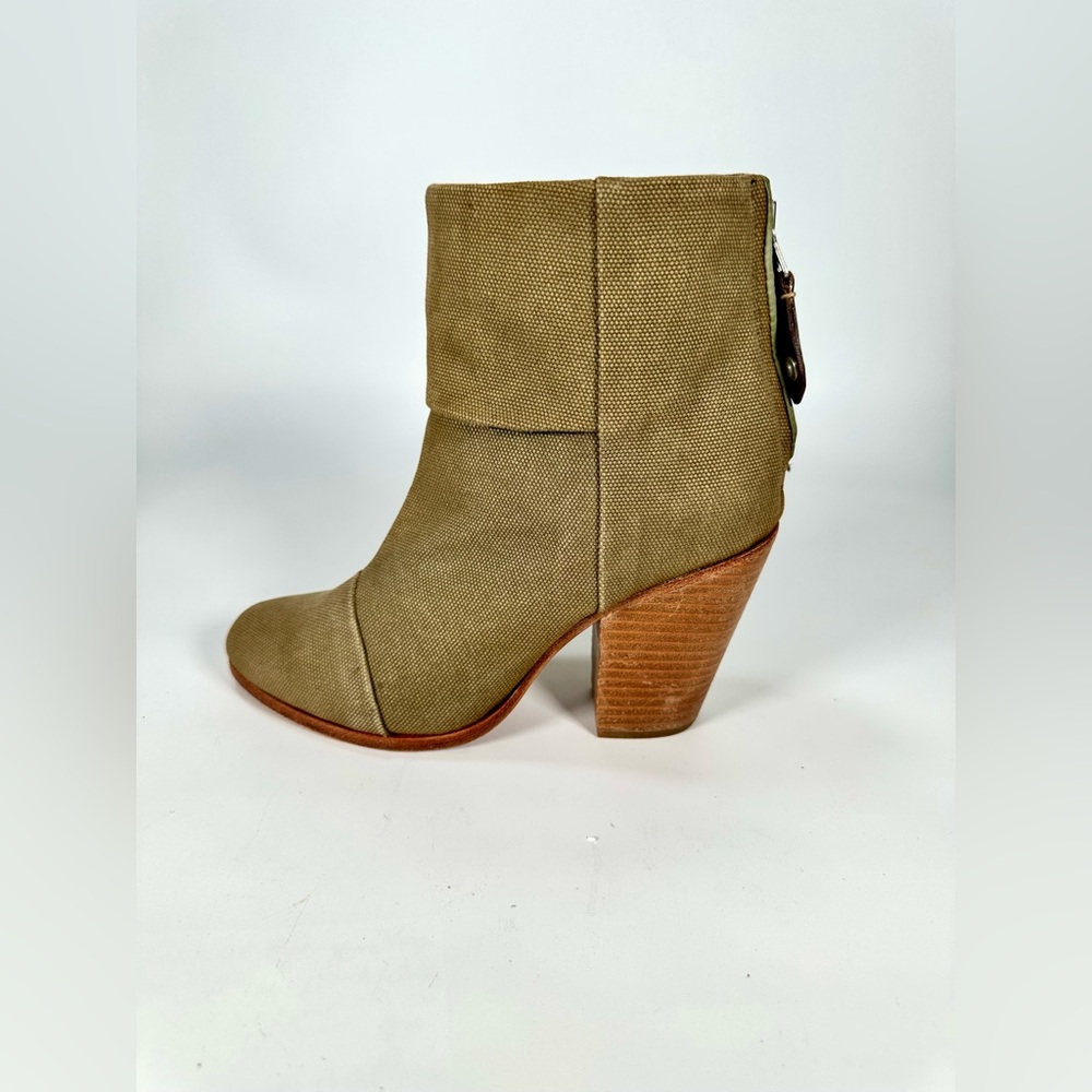 Rag & Bone Newbury Olive Ankle Boots Size: 37.5 US 7.5 - Picture 6 of 13